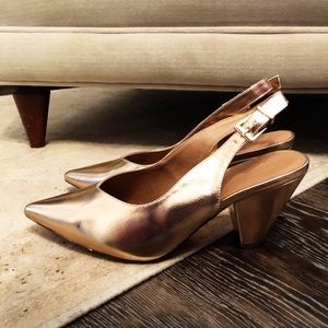 ASOS Rose Gold Slingback Heel